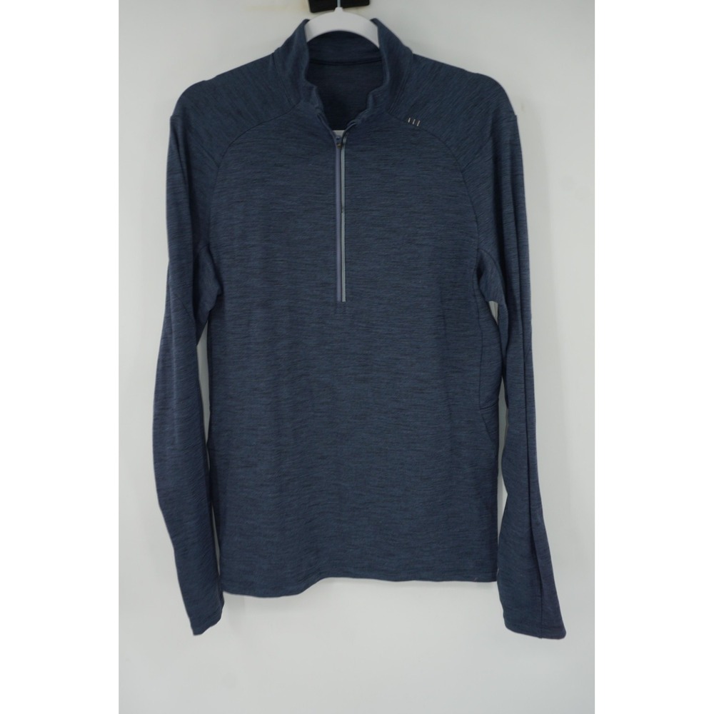 Lululemon Surge Warm Half-Zip Pullover Blue Running Shirt Men's Large